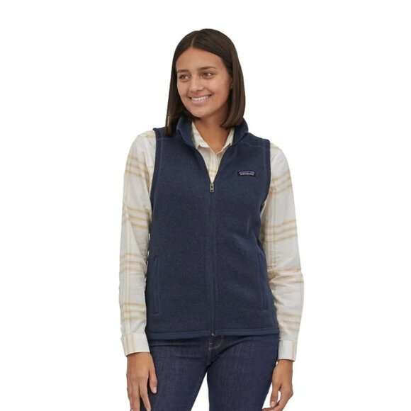 Patagonia Women’s Better Sweater Vest Size Small in Navy - Picture 2 of 5